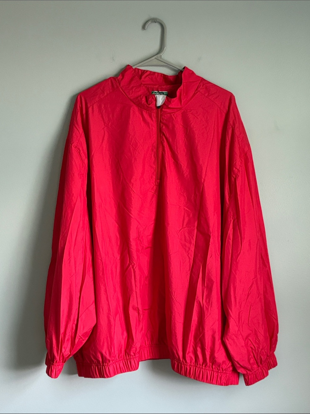 Hogan Men’s Performance Jacket Red Half-Zip Pullover